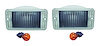 RT28016 Clear Park & Turn Signal Lamp Set for Jeep TJ Wrangler; Includes Left and Right Clear Parking Lamps and Amber Bulbs - image 1