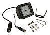 RT28085 3" LED Light w/ Mounting Bracket & Connector for Universal Applications; Features Flood Optics - image 1