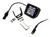 RT28086 3" LED Light w/ Mounting Bracket & Connector for Universal Applications; Features Spot Optics - image 1