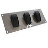 Stainless Steel Rocker Plate w/Switches - image 1