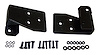 RT30014 Black Mirror Relocation Brackets for 2003-2006 Jeep TJ Wrangler; Includes 2 Brackets and Hardware - image 1