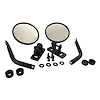 RT30020 Round Quick Release Mirror Set for 1976-2017 Jeep CJ/Wrangler - image 1