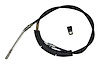 RT31021 Right Rear Parking Brake Cable for 1991-1995 Jeep YJ Wrangler w/ Rear Disc Conversion; 69.75" Long - image 1