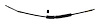 RT31041 Left Rear Parking Brake Cable for 1997-2001 XJ Cherokee w/ RT Rear Disc Brake Conversion [34.250 in. Long] - image 1