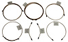 RT31051 Brake Line Kit 1997-2006 Jeep Wrangler TJ for 1997-2006 Jeep Wrangler TJ [Dana 35 Rear Axle] - image 1