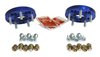 RT32015 .75" Thick Blue Wheel Spacer Set for Jeep 2015-2018 BU Renegade, 2019+ BV Renegade, and 2014+ KL Cherokee - image 4