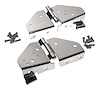 RT34017 Windshield Hinge Kit for 1976-1995 Jeep CJ-5, CJ-7, CJ-8, Wrangler YJ [Stainless Steel, Includes Hardware] - image 1