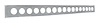 RT34022 Stainless Steel Front Bumper w/ Holes for 1955-1986 Jeep CJ-5, CJ-6, CJ-7, CJ-8; 54" Wide - image 1