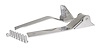 RT34049 Stainless Tailgate Hinge Set for 1987-1995 Jeep YJ Wrangler; Includes (2) Hinges and Hardware - image 1