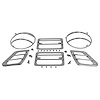 RT34054 Euro Front Light Guard Kit for 1997-2003 Jeep TJ, 1998-2003 Jeep Wrangler, 2004-2006 Jeep Wrangler SE - image 1