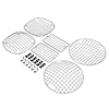 RT34064 Stainless Steel Stone Guard Set for 1997-2003 Jeep TJ, 1998-2003 Jeep Wrangler, 2004-2006 Jeep Wrangler SE - image 1