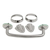 Stainless Steel Windshield Tie Down Kit for 1997-2006 Jeep Wrangler