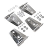 Stainless Steel Door Hinge Set for 2007-2017 Jeep Wrangler 2-Door - image 1