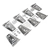 Stainless Steel Door Hinge Set for 2007-2017 Jeep Wrangler 4-Door