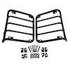 Black Tail Light Guard Set for 2007-2017 Jeep Wrangler - image 1