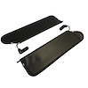 RT52001 Black Sun Visor Set for 2003 Jeep Wrangler, 2003 Jeep TJ, 2004-2006 Jeep Wrangler Rubicon, 2004-2006 Jeep Wrangler X - image 1
