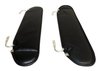RT52005 Sun Visor Set for 1987-1995 Jeep Wrangler YJ [Black, Includes Left and Right] - image 2