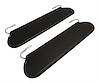 RT54001 Black Sun Visor Set for 1955-1958 Jeep Willys CJ-5, 1956-1958 Jeep Willys CJ-6, 1959-1983 Jeep CJ5, 1959-1975 Jeep CJ6 - image 1