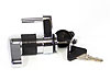 Receiver Caddy Lock Kit Incl. 2 Keys Black/Silver - image 1