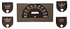 01A-17255-A Gauge Face Kit, 1940 Ford Standard - image 1