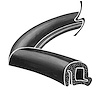 01A-713540 Trunk Seal (Bonded), 1940 Ford Convertible - image 1