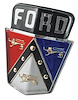 0A-16637-B Hood Emblem, 1950-51 Ford Car, Station Wagon