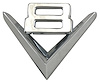 1BA-16237-A V8 Fender Emblem, 1951-53 Ford Car