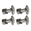40-17758-K Bumper Bolt Kit (Outer Style), 1937-40 Ford Car, 1937-41 Ford Pickup - image 1
