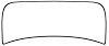 40-701290 Windshield Seal, 1932 Ford - image 1