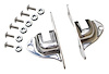 40-8140/1-SS Firewall Radiator Rod Support Brackets, 1933-38 Ford Car, Ford Pickup, 1939 Ford Standard