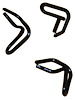 48-20001 Grille / Hood Side Trim Clips, 1935 Ford Car, 1937 Ford Pickup - image 1
