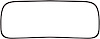 48-761290 Windshield Seal, 1935-36 Cabriolet, Station Wagon, Ford Convertible Ford Sedan