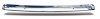 6A-17781-C Rear Bumper (Chrome), 1947-48 Ford Car - image 1