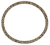 78-13461 Tail Light Lens Gaskets, 1937 Ford Car - image 1
