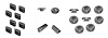78-16761 Hood Bumper Kit, 1937 Ford Car - image 1