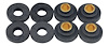 78-5283/4 Muffler Clamp Bushing Set, 1937-39 Ford Car, Ford Pickup