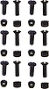 78-702456-HK Door Hinge Hardware Kit, 1937-40 Ford Car