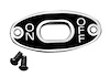 81A-11556 Ignition On/Off Switch Plate, 1938-39 Ford