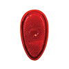 81A-13450 Tail Light Lens, 1938-39 Ford Car - image 1