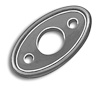81A-7022428 Outside Door Handle Pads, 1938-39 Ford Car