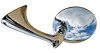 8A-18402-A Outside Door Mirror, 1949-51 Ford Car - image 1