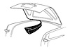 8A-7043720 Trunk Lid Seal, 1949-51 Ford Car