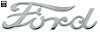 91A-16606 Hood Side Emblem, 1939 Ford Car, 1939-40 Ford Pickup, 1940 Ford Standard