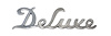 91A-16607 Hood Side Emblem, Deluxe, 1939 Ford Deluxe