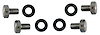91A-16796-HK Hood Hinge Bracket Hardware Kit, 1937-40 Ford Car, Ford Pickup