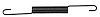 91A-2035 Brake Shoe Retracting Spring, 1939-48 Ford Car, 1939-47 Ford Pickup - image 1