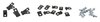 91A-2244-K Brake Line Clip Kit, 1939-48 Ford Car, 1939-41 Ford Pickup - image 2