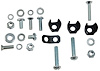 91A-8219 Hood Ornament Hardware Kit, 1939-40 Ford Car, 1939-40 Ford Pickup - image 1