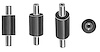 91A-9702 Choke & Throttle Rod Joints, 1939-48 Ford Car, 1941-47 Ford Pickup - image 1