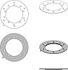 99A-9275-G Gas Tank Sending Unit Gasket, 1936-59 Ford Car, Ford Pickup (no Ranchero)